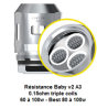 Résistance TFV8 Baby V2 - Pack de 3 - Smok (4)