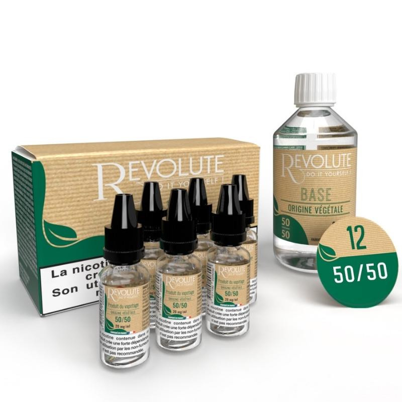 Pack DIY Base Végétale 50/50 100ml - Revolute (1/4)
