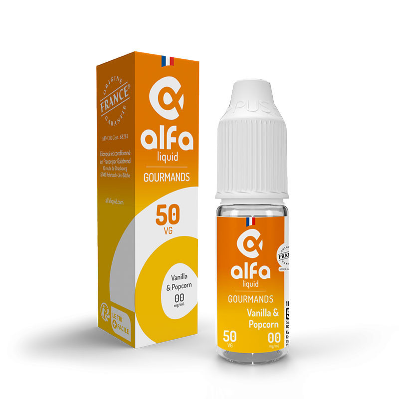 Vanilla & popcorn 50/50 -  Alfaliquid (1/1)