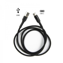 Câble USB-C tressé - Charge Rapide 5A