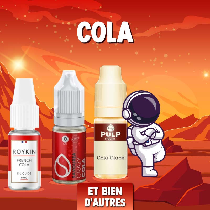 Pack découverte 10 Saveur Cola 10ml (1/1)