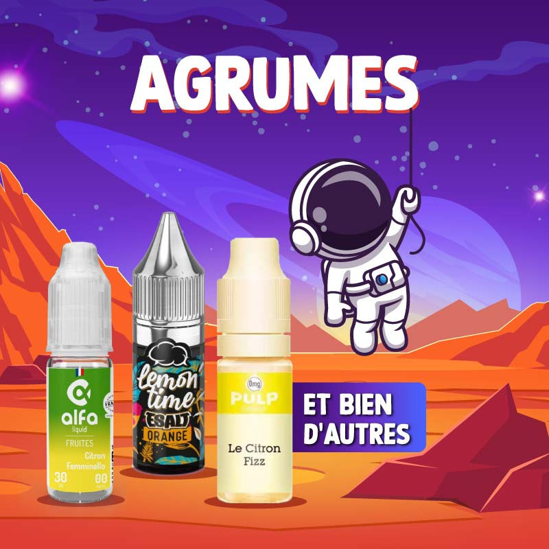 Pack découverte 10 Saveur Agrumes 10ml (1/1)