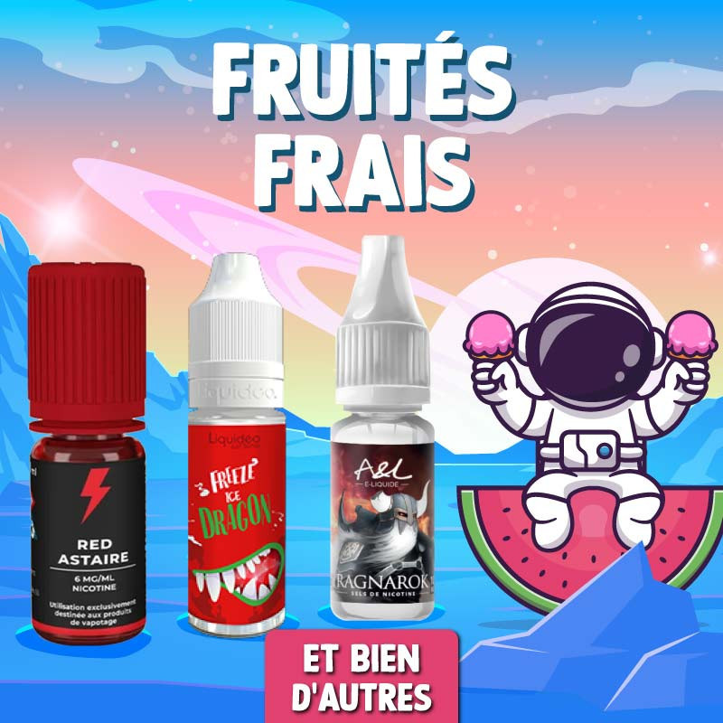 Pack découverte 10 Fruités frais 10ml (1/1)