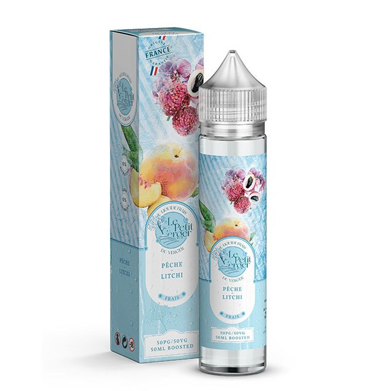 Pêche Litchi Frais 50ml - Le Petit Verger (1/1)