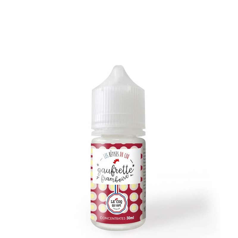 Concentré Gaufrette Framboise 30ml - Le Coq Qui Vape (1/1)