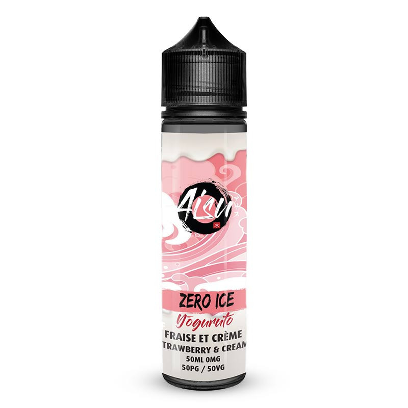 Strawberry & Cream Zero Ice 50ml Aisu Yoguruto - Zap Juice (1/1)