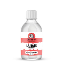 Base 50/50 250ml - Cristal vape