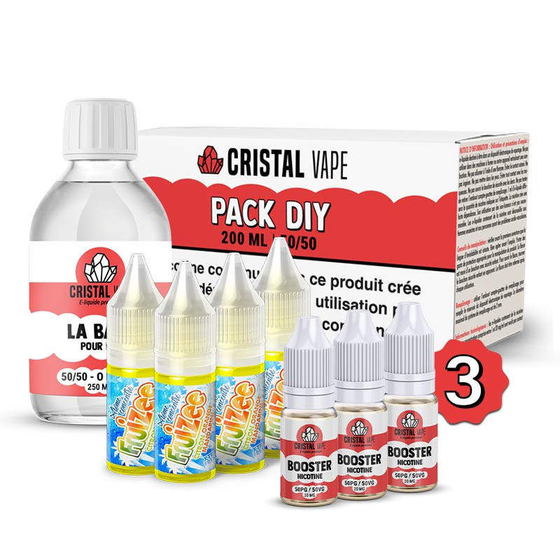 Pack DIY Citron Orange Mandarine 240ml Fruizee (1/1)
