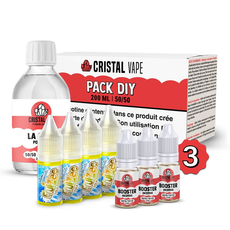 Pack DIY Cola Pomme 240ml Fruizee (1/1)