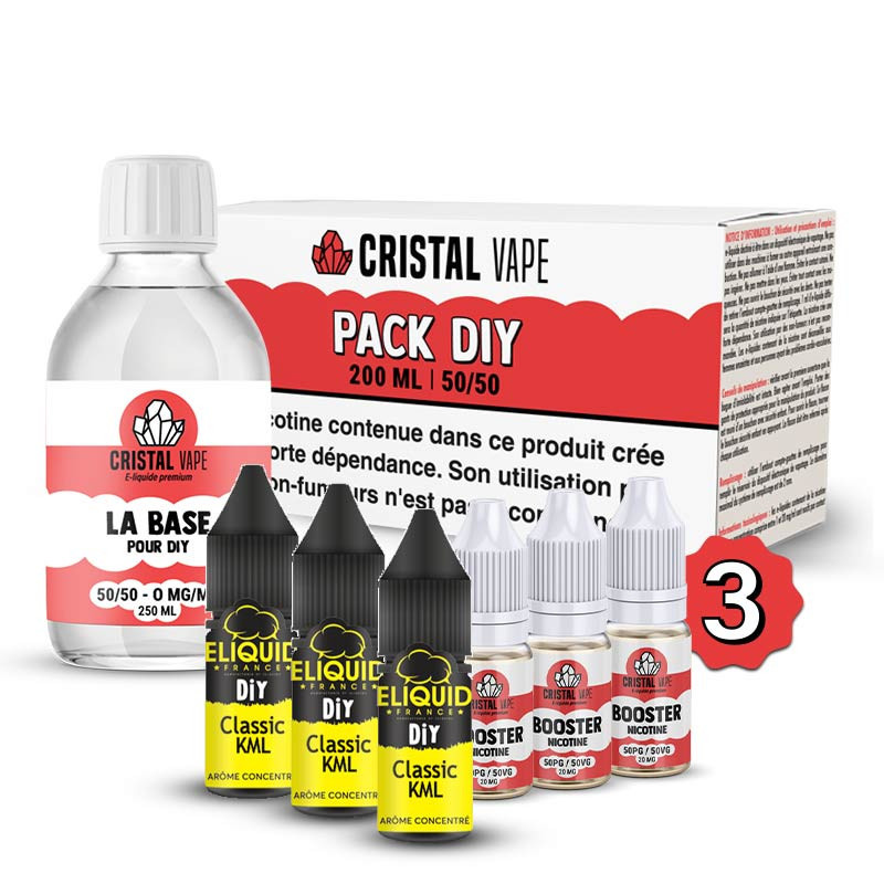 Pack DIY Classic KWL 230ml Eliquid France (1/1)