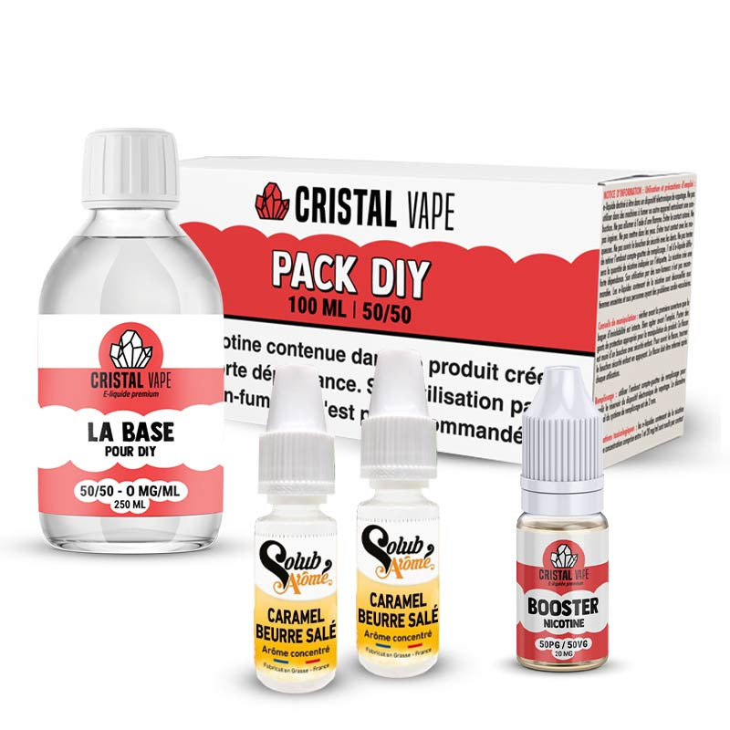 Pack DIY Caramel Beurre Salé 120ml - Solubarome (1/1)