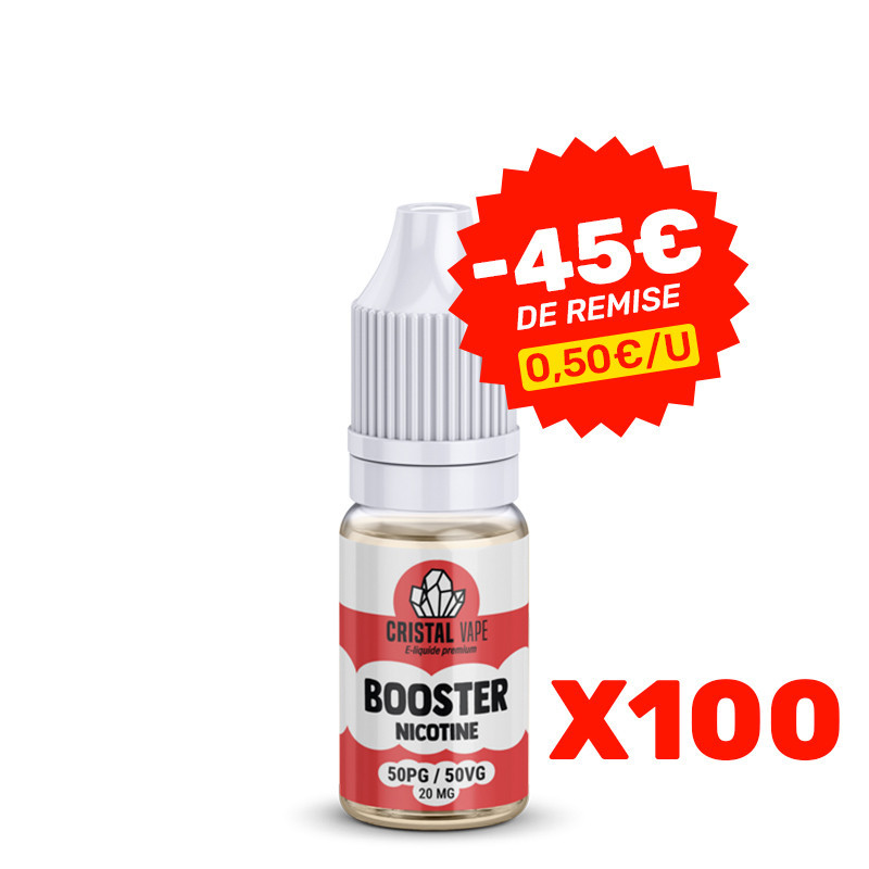 Pack 100 Boosters Cristal Vape 50/50 (2/2)