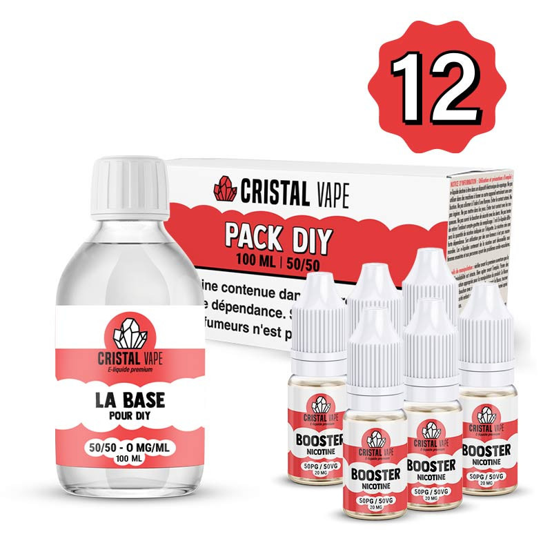Pack DIY 50/50 100ml - Cristal Vape (4/4)