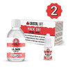 Pack DIY 50/50 100ml - Cristal Vape Nicotine -2 mg