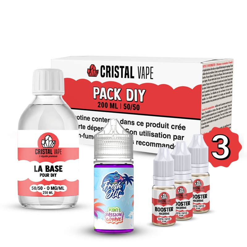 Pack DIY Kiwi Passion Goyave 230ml Fresh Hit (1/1)