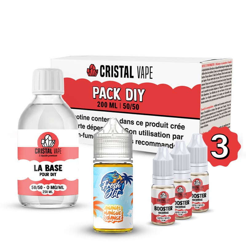 Pack DIY Ananas Mangue Orange 230ml Fresh Hit (1/1)