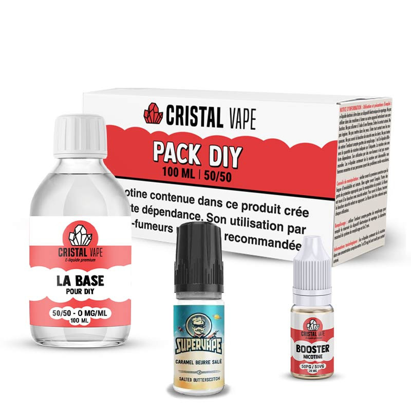 Pack DIY Caramel Beurre Salé 110ml - Supervape (1/1)