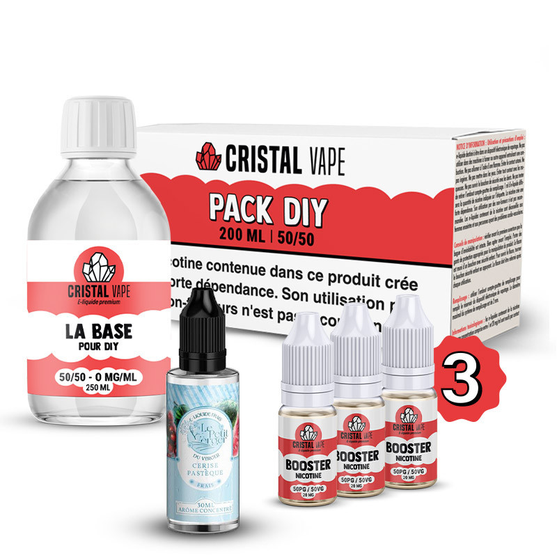 Pack DIY Cerise Pastèque Frais 230ml Le Petit Verger (1/1)