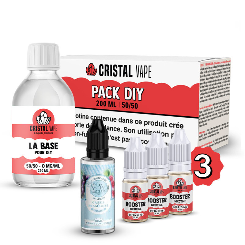 Pack DIY Cassis Framboise Frais 230ml Le Petit Verger (1/1)