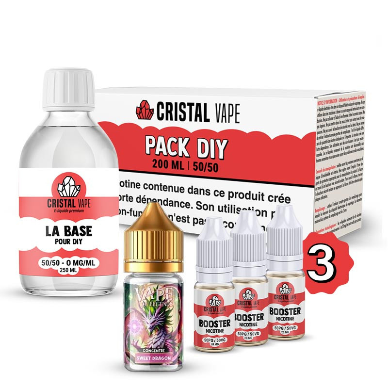 Pack DIY Sweet Dragon 230ml Vape of Legends (1/1)