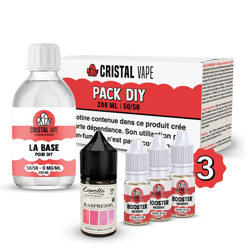 Pack DIY Raspberry V2 230ml Capella (2/2)