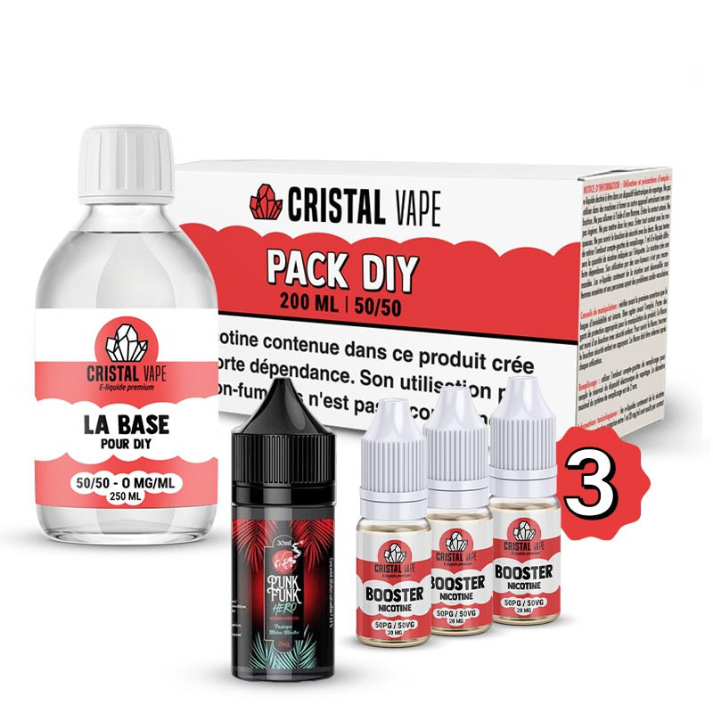Pack DIY Pastèque Melon Menthe 230ml Punk Funk Hero (1/1)