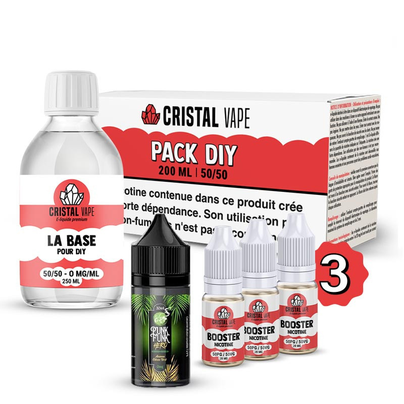 Pack DIY Ananas Citron Vert 230ml Punk Funk Hero (1/1)