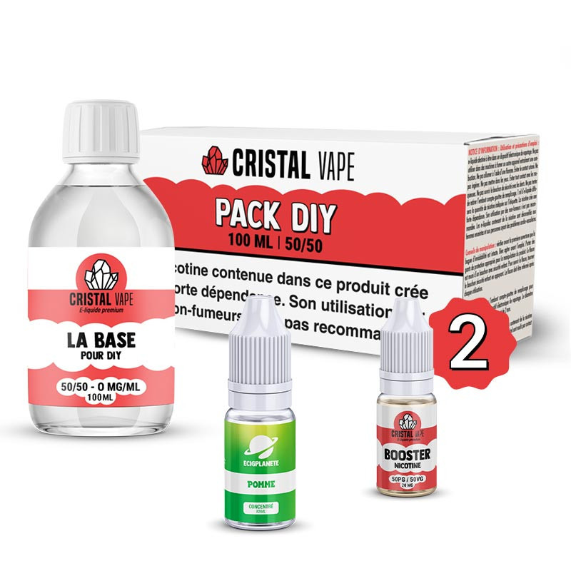 Pack DIY Pomme 110ml - Ecigplanete (1/1)