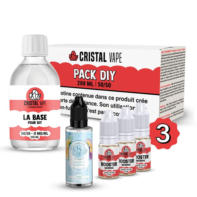 Pack DIY Orange Passion Frais 230ml Le Petit Verger (1/1)