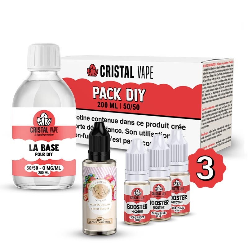 Pack DIY Fruit du Dragon Fruits Rouges 230ml Le Petit Verger (1/1)